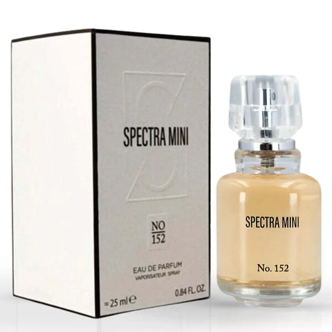 Spectra Mini No. 152 Eau De Parfum spray 25ml bottle, elegant fragrance with floral and woody notes, compact and stylish design