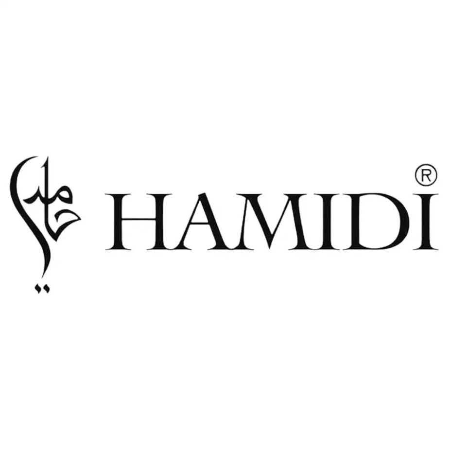 Hamidi Flame Of Fire Eau De Parfum spray 100ml bottle, elegant glass container with fiery red accents.