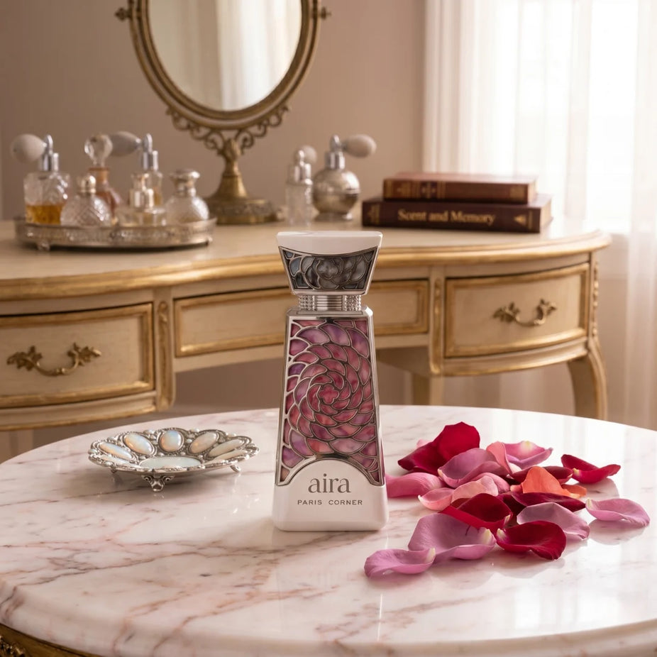 Aira Eau De Parfum spray by Paris Corner, 100ml (3.4 oz), stylish bottle with elegant design, for women.