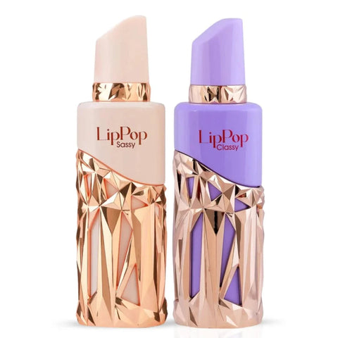 Elite Risala Bubbliz Lippop Sassy and Classy perfume bundle, 100ml Eau de Parfum sprays in stylish bottles.