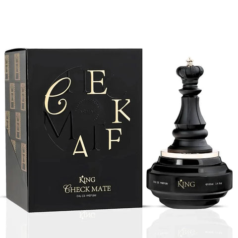 Armaf Checkmate Black Knight, White Knight, King and Queen Checkmate Eau De Parfum 100ml collection bottles.