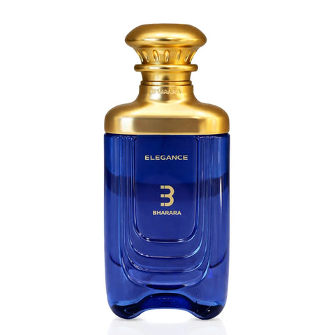 Bharara Elegance Eau de Parfum Spray 100ml bottle with floral and sophisticated design on a white background