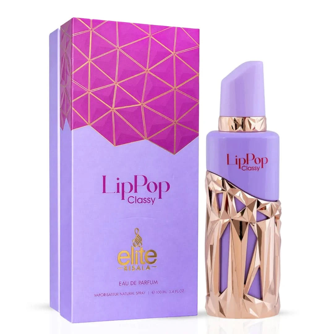 Elite Risala Bubbliz Melodrop Aloha Eau De Parfum spray in 100ml bottle from the Lippop Collection, featuring a sleek design.