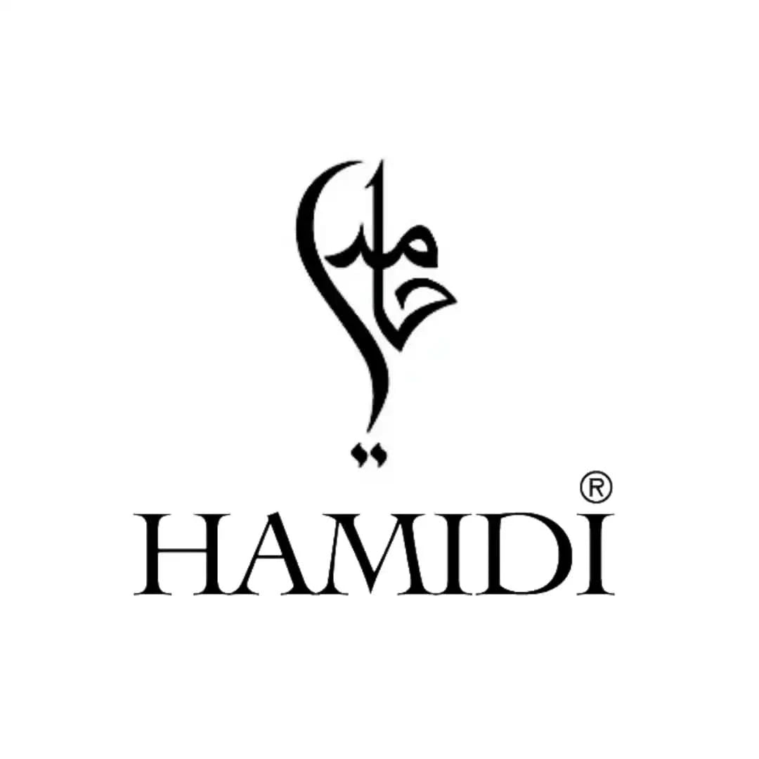 Hamidi Jouri Perfume Oil, 20ml concentrated perfume oil in a glass bottle with a black cap, displayed on a white background.