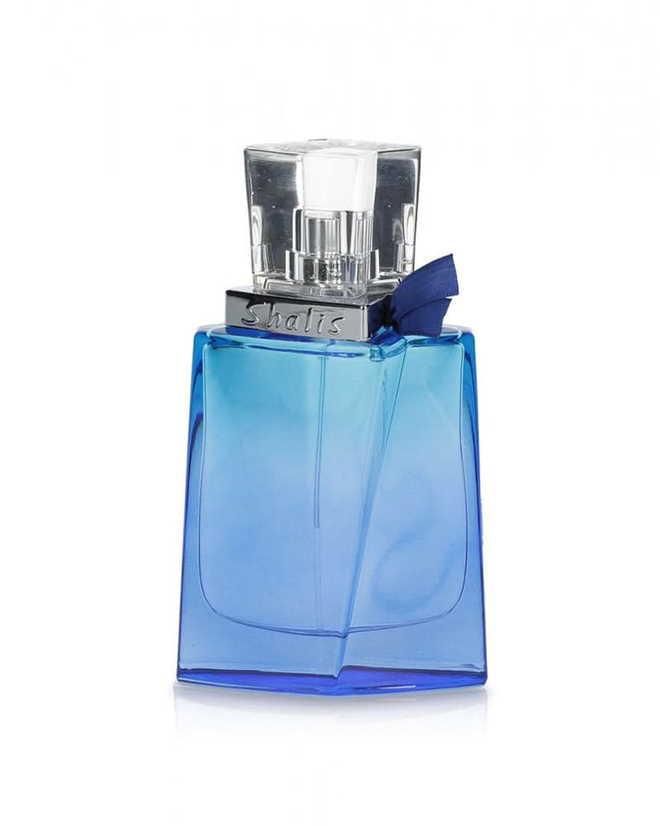 Remy Marquis Shalis For Men Eau De Parfum 100ml bottle, elegant men's fragrance with a sleek design and dark glass packaging.