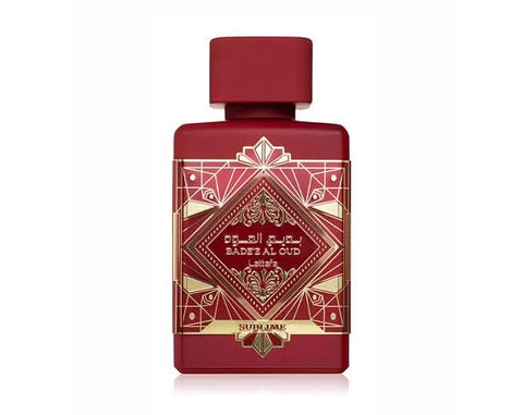 Bade'e Al Oud Sublime EDP -100ML By Lattafa | A Fragrant Tale of Warmth & Luxury. (WITH VELVET POUCH) - Intense Oud