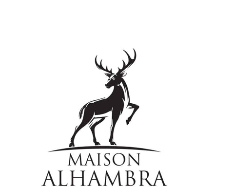 Maison Alhambra Kismet Eau de Parfum Spray for Men and Women, 100ml, featuring elegant fragrance bottles in a bundle.