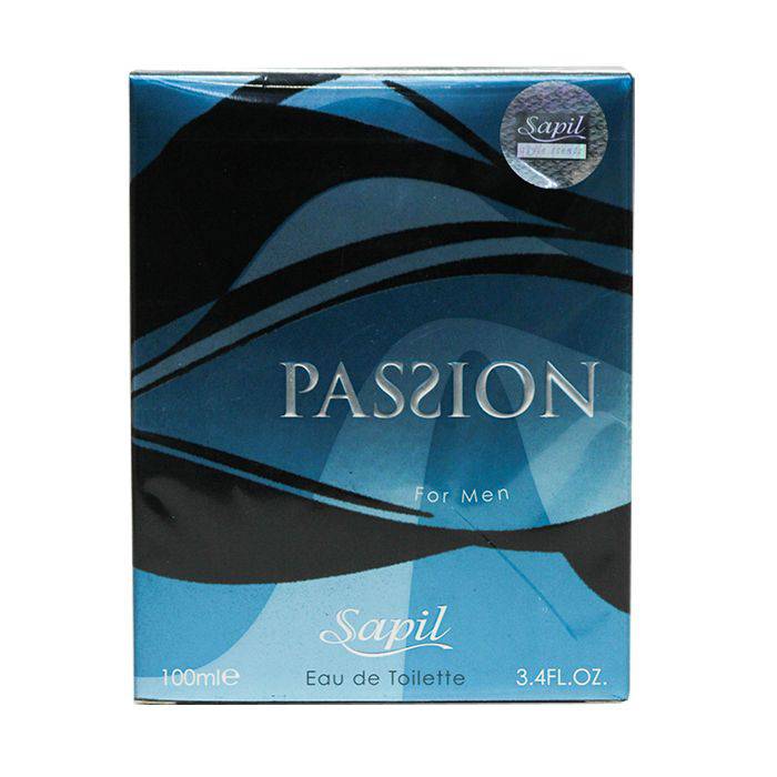 Passion for Men EDT- 100 ML (3.4 oz) by Sapil (BOTTLE WITH VELVET POUCH) - Intense oud