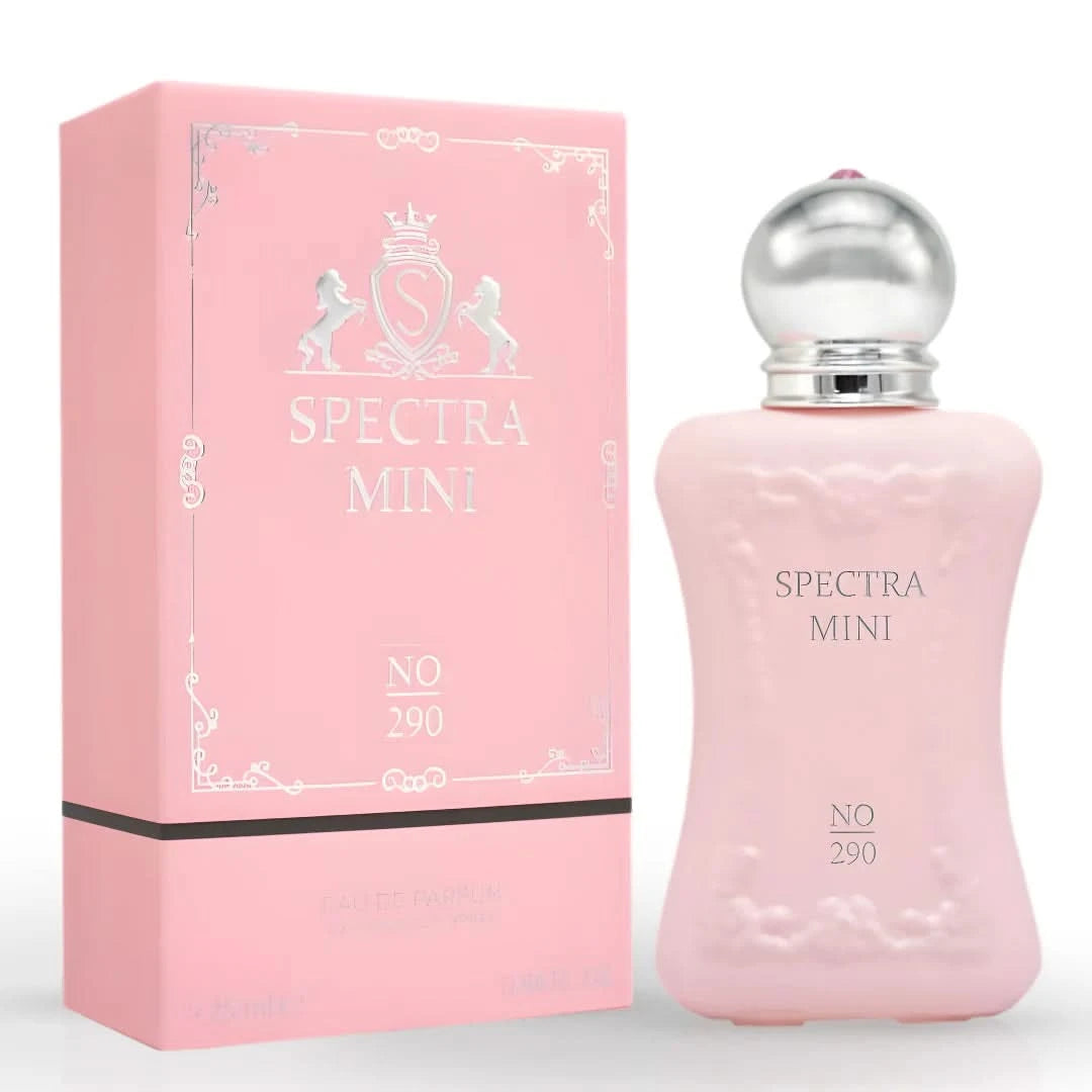 Spectra Mini No. 290 Eau De Parfum Spray 25ml, elegant fragrance bottle with sleek design and minimalist label.