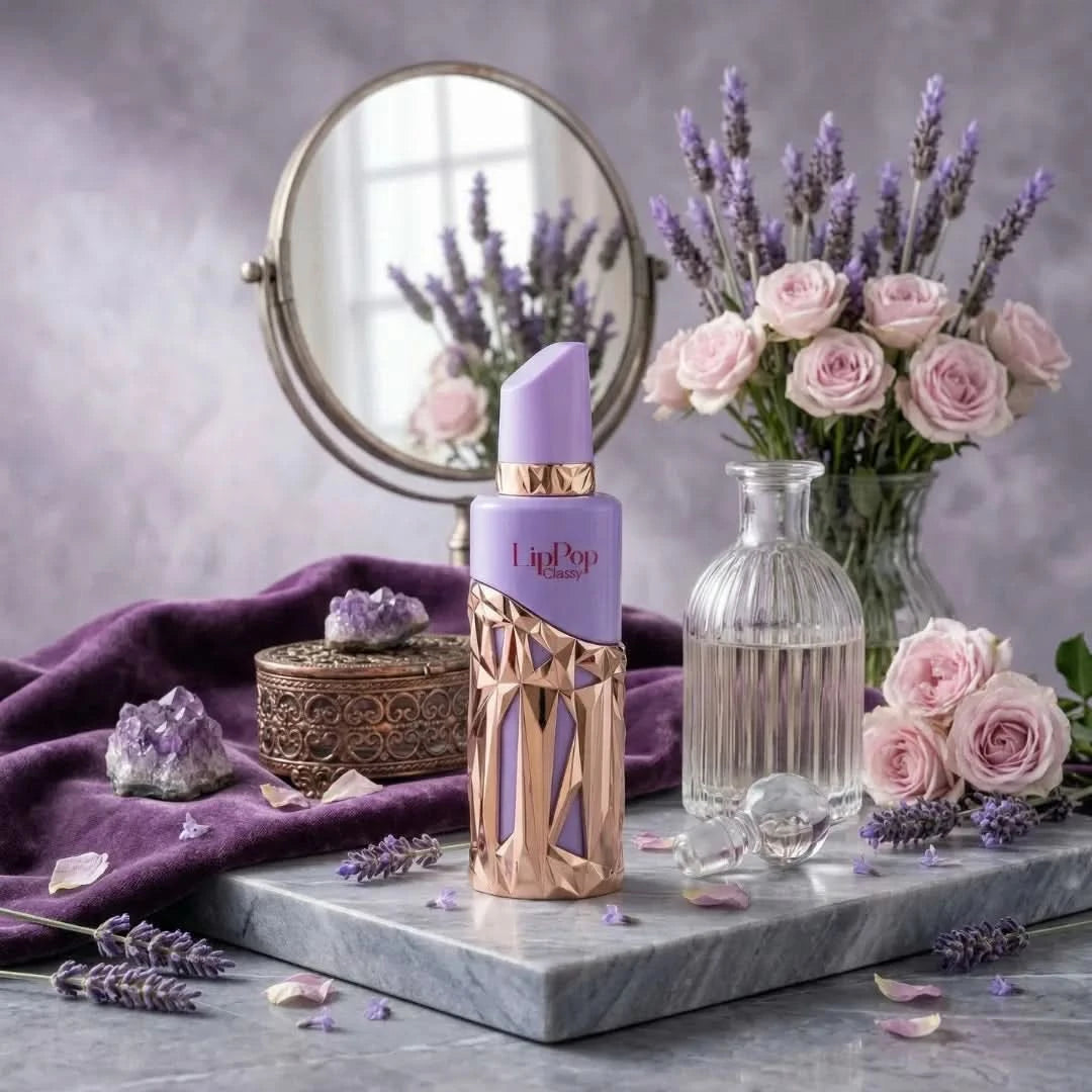 Elite Risala Bubbliz Lippop Classy Eau De Parfum spray 100ml, elegant fragrance bottle with a sleek design.