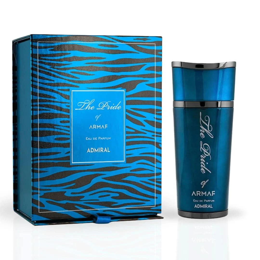 Armaf Pride of Armaf Admiral & Rose Oud Femme Eau De Parfum bundle, 100ml sprays, with elegant bottle designs and floral and woody scents.