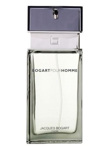Jacques Bogart Bogart Pour Homme EDT 100ml bottle with white background, showcasing the sleek glass design and label.