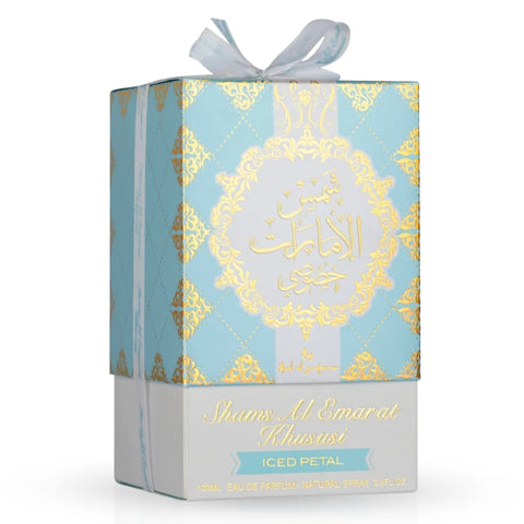 Shams Al Emarat Khususi Iced Petal Eau de Parfum Spray 100ml (3.4 oz) by Ard Al Zaafaran - Intense Oud