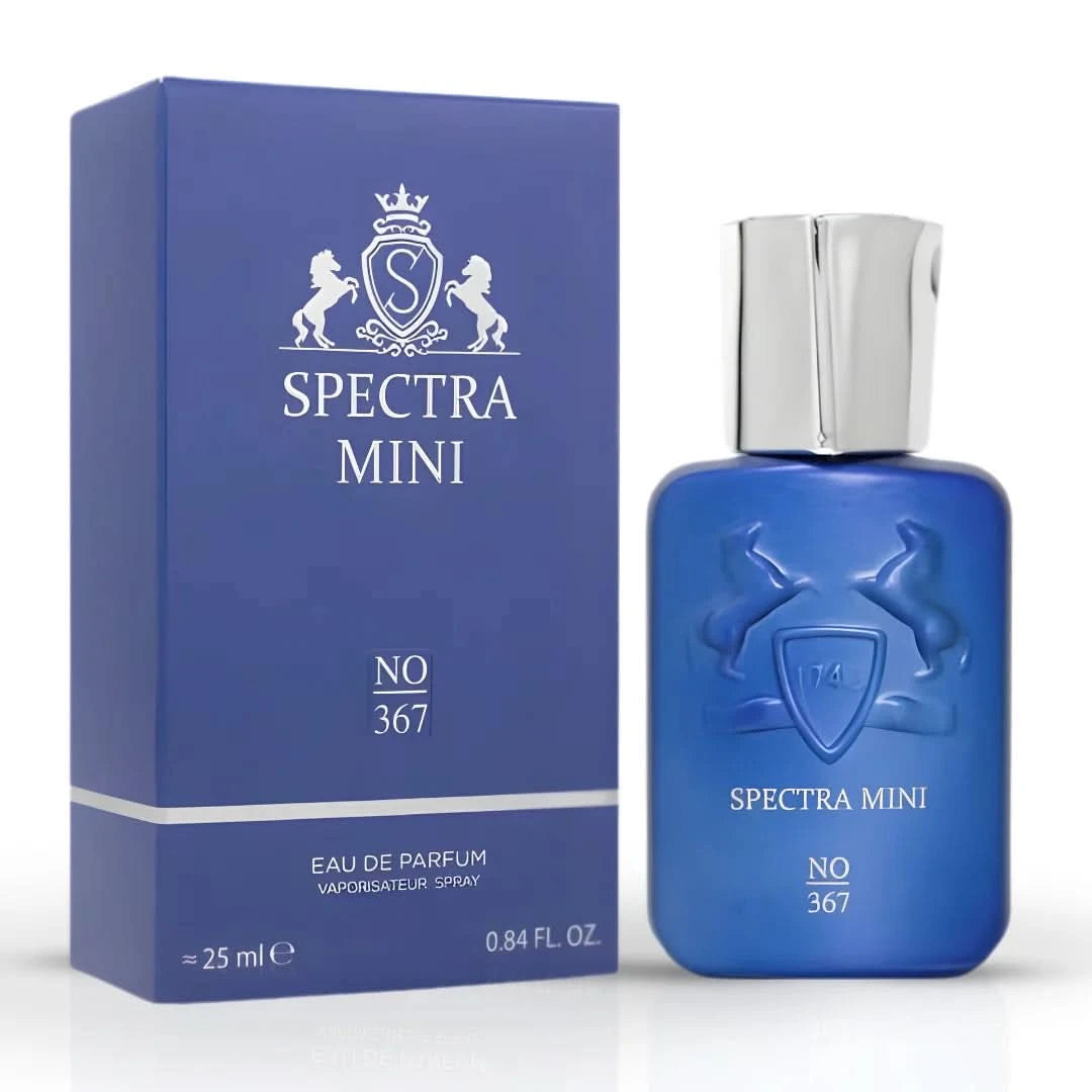 Spectra Mini No. 367 Eau De Parfum spray bottle, 25ml, with sleek design and elegant packaging.