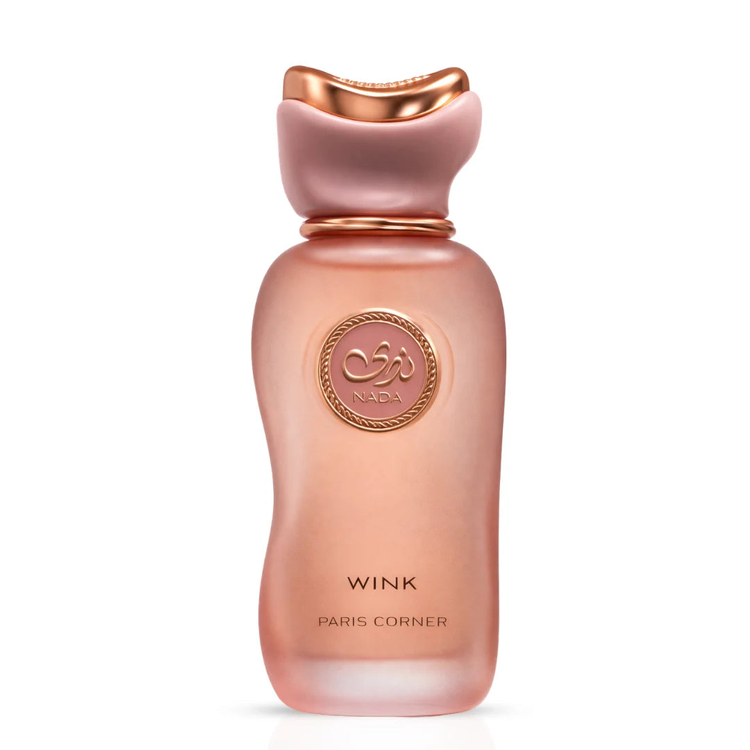 Nada Wink Eau De Parfum spray by Paris Corner, 100ml bottle, elegant design, showcasing the fragrance inside