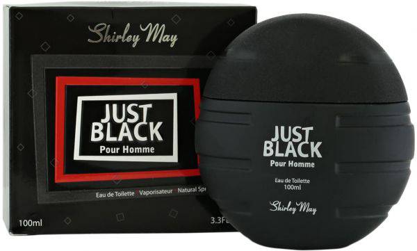 Just Black for Men EDT - 100 ML by Shirley May (WITH POUCH) - Intense oud