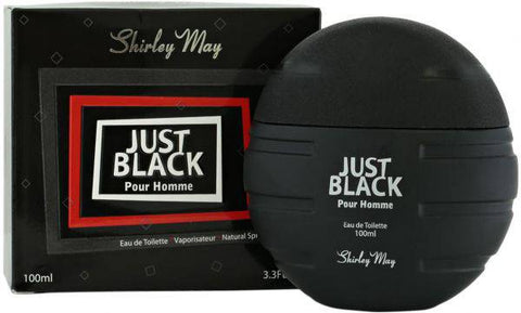 Just Black for Men EDT - 100 ML by Shirley May (WITH POUCH) - Intense oud