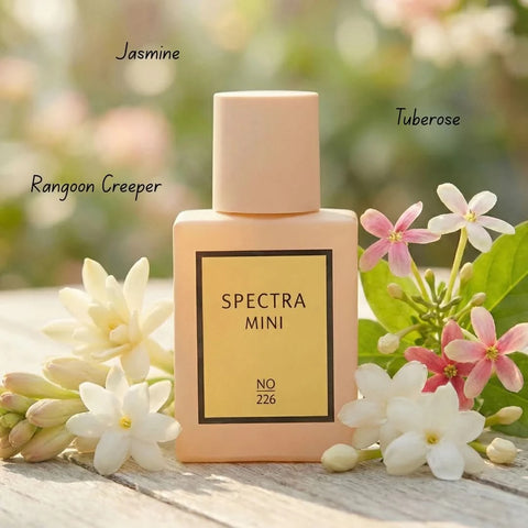 Spectra Mini No. 226 Eau De Parfum spray bottle, 25ml, sleek design, compact fragrance for women or men.