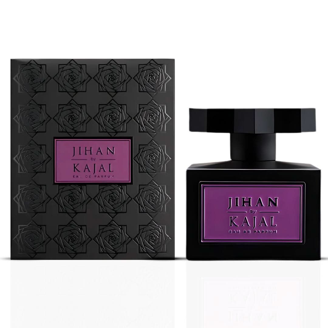Jihan Eau de Parfum Spray 100ml by Kajal, featuring elegant bottle design and floral fragrance notes.