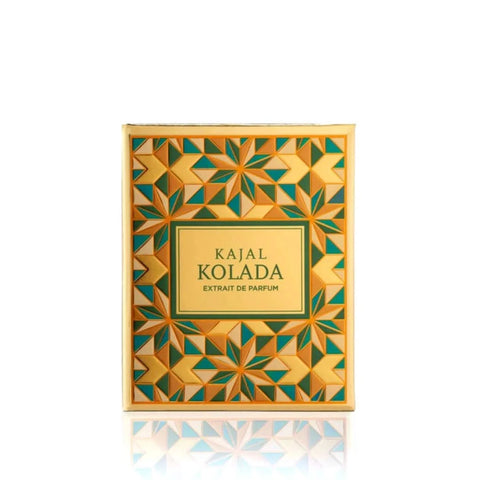 Kajal Kolada Extrait de Parfum Spray 100ml, elegant EDP bottle with a sleek design and floral fragrance details.