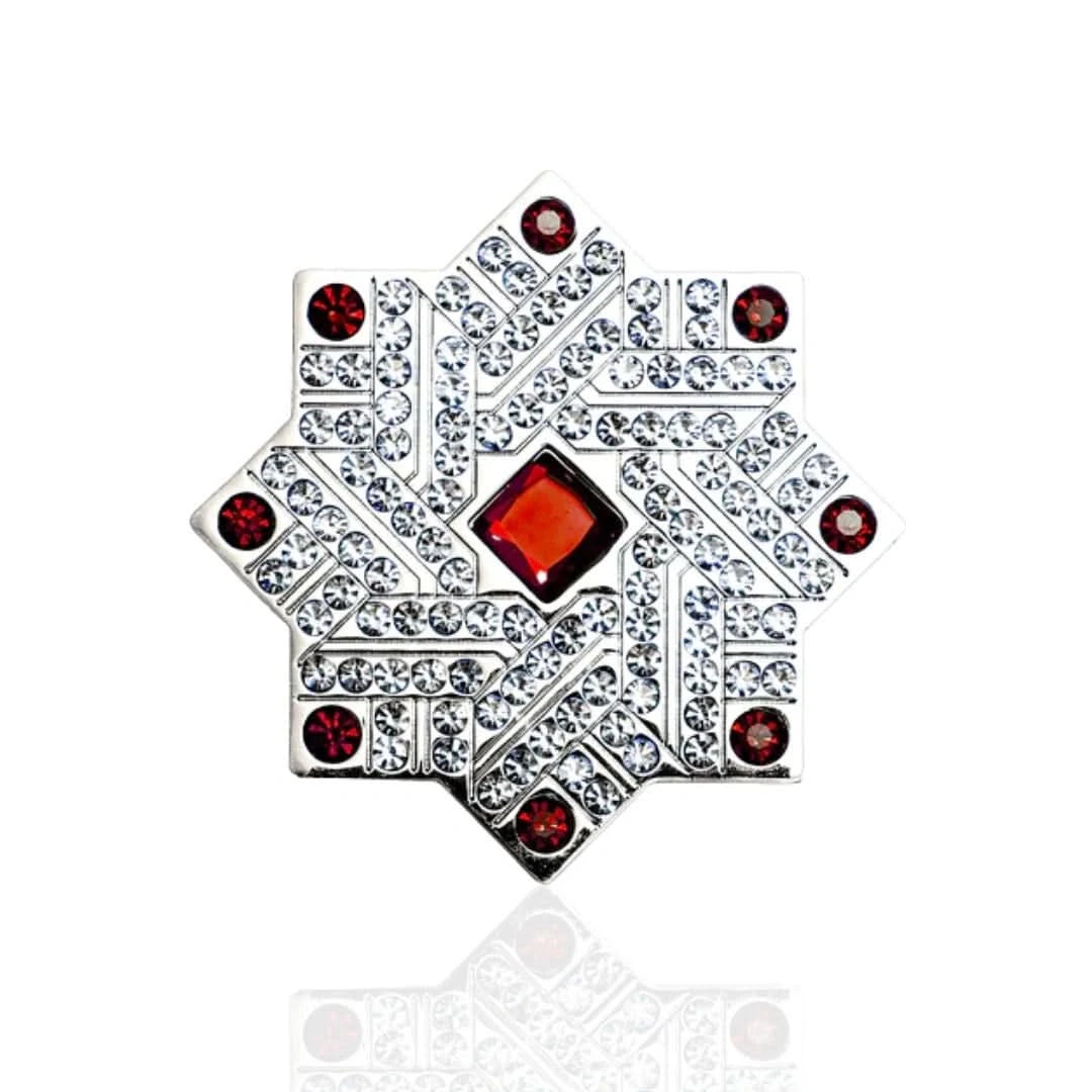 Kajal Ruby Eau de Parfum spray 100ml, showcasing the elegant bottle with a deep red liquid and stylish design.