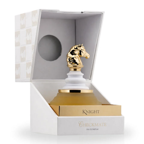 Checkmate White Knight Eau De Parfum Spray 100ml (3.4 oz) By Armaf - Intense Oud