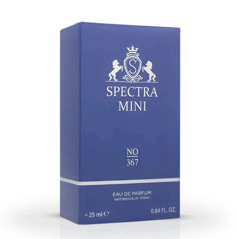 Spectra Mini No. 367 Eau De Parfum spray bottle, 25ml, with sleek design and elegant packaging.
