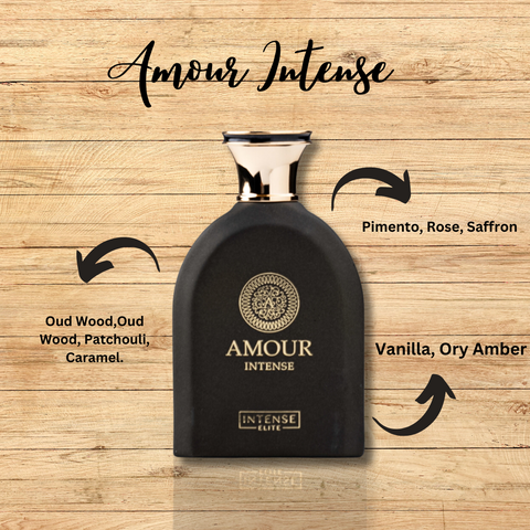 Amour Intense For Unisex EDP (3.4Oz) WITH MAGNETIC By INTENSE ELITE - Intense Oud
