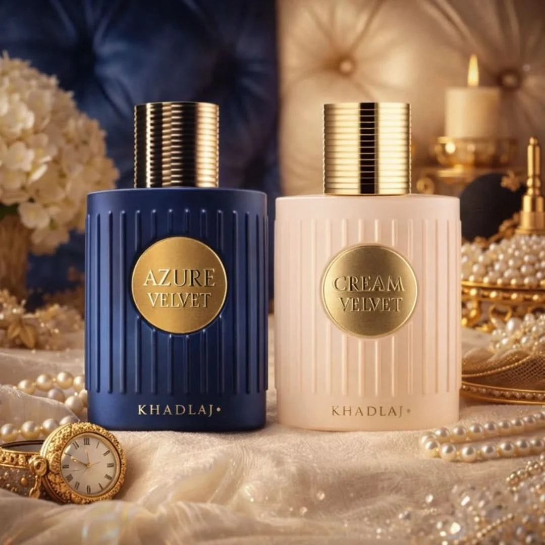 Azure Velvet & Cream Velvet Eau de Parfum Spray 100ml (3.4 oz) by Khad