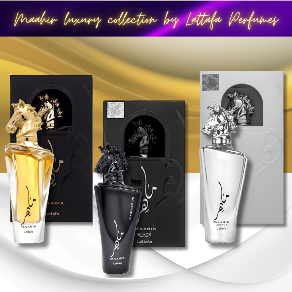 Maahir, Maahir Black Edition & Maahir Legacy EDP-100ml by Lattafa ...