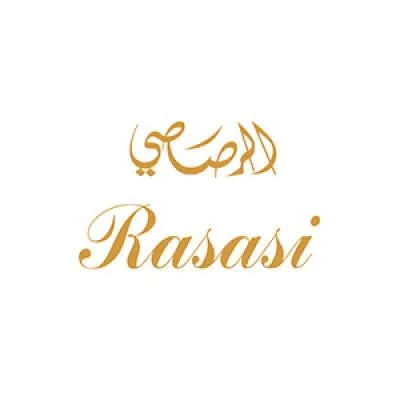 Rasasi Somow Al Rasasi Once Upon an Evening Eau de Parfum spray in a velvet pouch, 100ml, with elegant bottle and packaging.