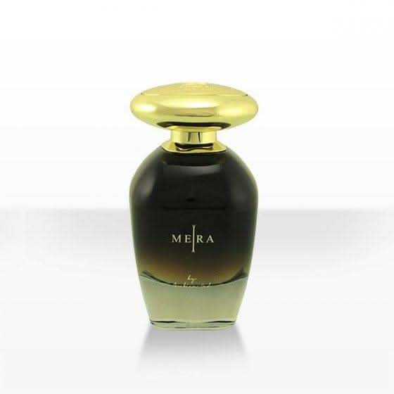 Arabian Oud Mera Gold for Women Eau De Parfum 100ml bottle with gold accents, elegant and luxurious fragrance packaging.