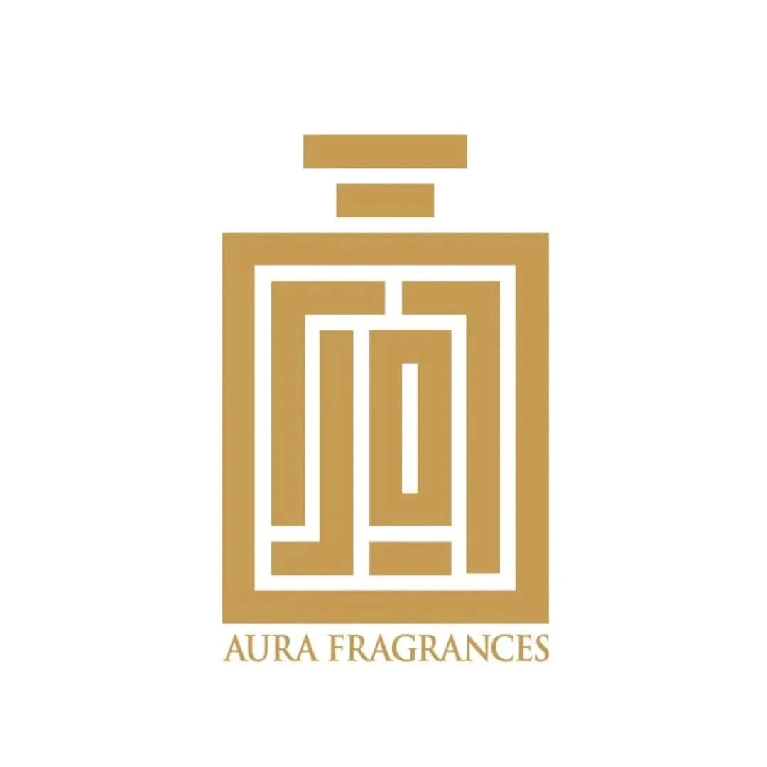Aura Fragrances To Her With Love Eau De Parfum spray in 100ml bottle with velvet pouch, featuring elegant perfume bottle design.