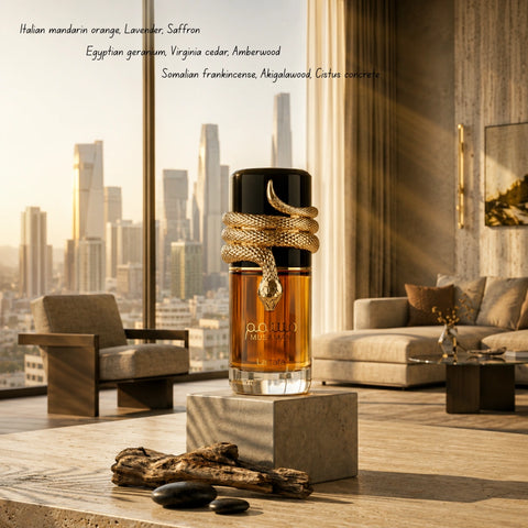 Lattafa Musamam & Musamam White and Black Intense Eau de Parfum spray bundle, 100ml bottles, elegant fragrance packaging.