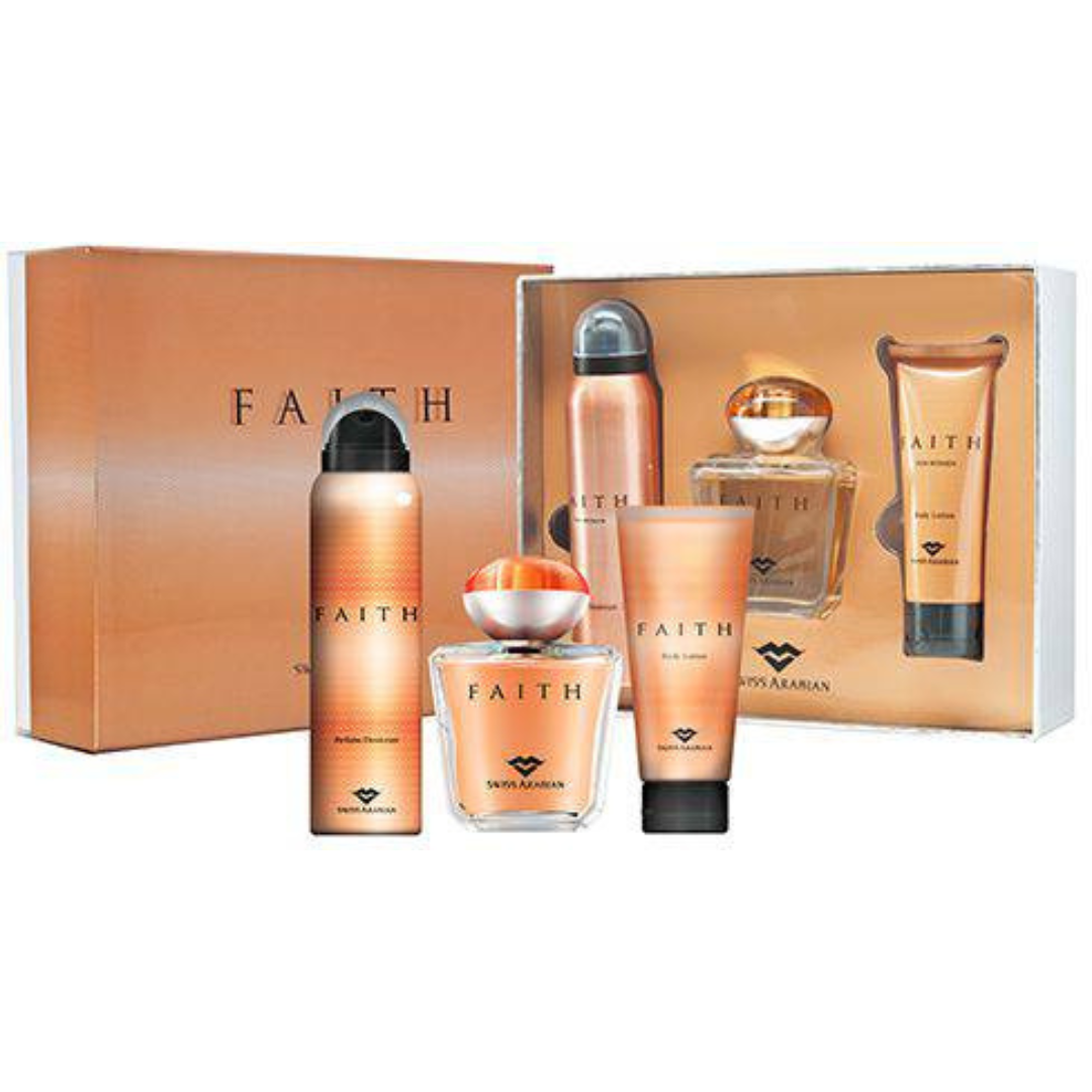 Faith 3 piece Perfume Gift Set by Swiss Arabian - Intense Oud