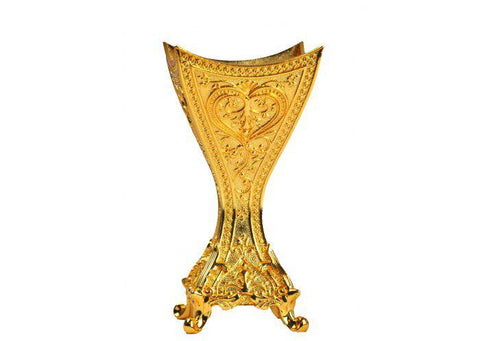 Arab Incense Bakhoor Burner - 6 inch Golden by Intense Oud - Intense oud