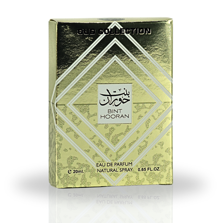 Sample image of Ard Al Zaafaran Bint Hooran EDP spray in 20ml miniature bottle from the Oud Collection.