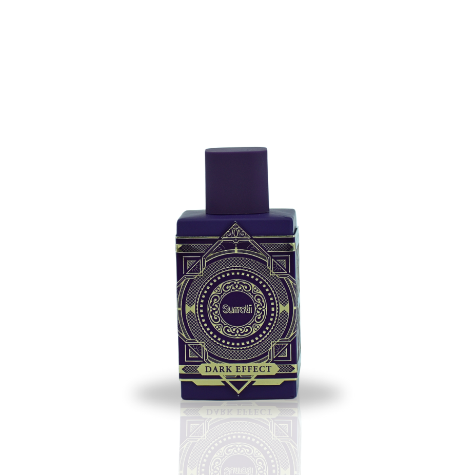 Surrati Dark Effect EDP 100ML perfume bottle with sleek design, exotic fragrance for men and women, extrait de parfum style