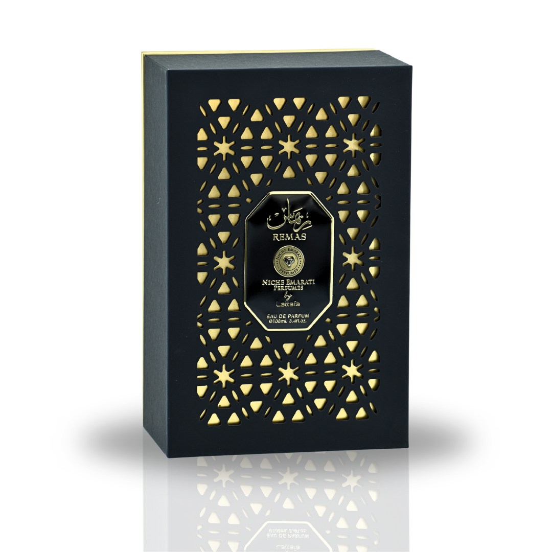 Remas EDP-100ML(3.4Oz) Niche Emarati Perfumes By Lattafa - Intense Oud