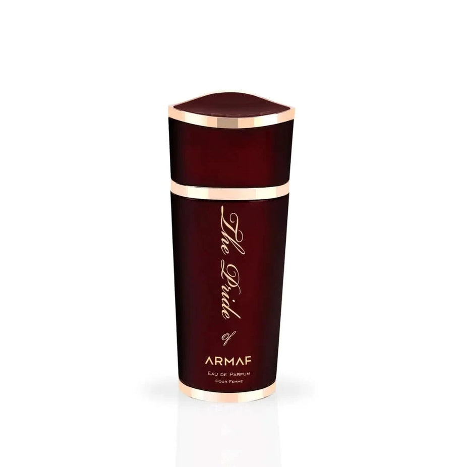 Armaf Pride of Armaf Pour Femme Eau de Parfum spray bottle, 100ml, with elegant packaging and floral fragrance design.