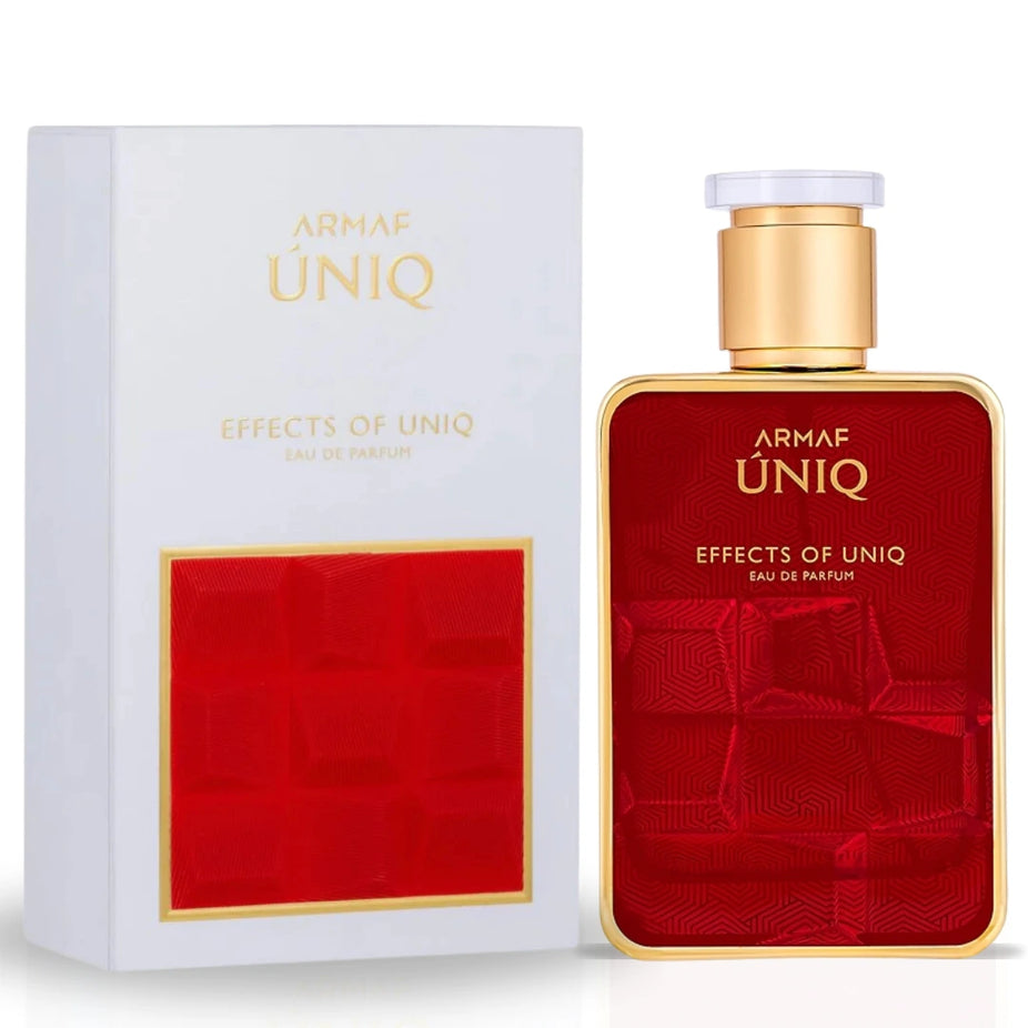 Bundle of Armaf Uniq and Uniq Oud Forever Eau de Parfum sprays, 100ml bottles, showcasing sleek fragrance bottles in the image.