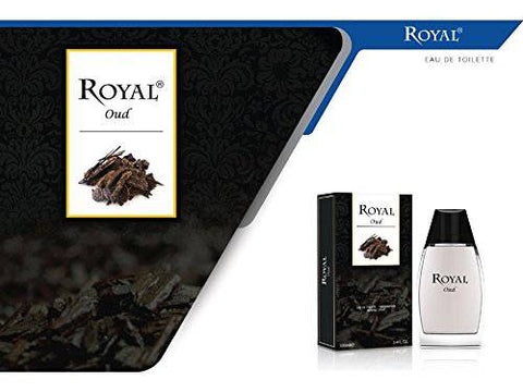 Royal Oud (with Velvet Pouch) for Women EDT - 100 ML (3.4 oz) by Royal - Intense oud