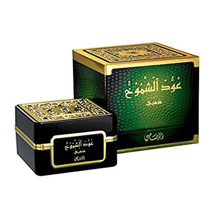 Bakhoor Oudh Al Shomoukh Gold-35gm by Rasasi - Intense oud