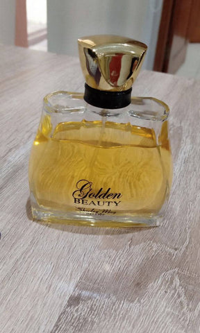 Golden Beauty for Women EDT- 100 ML by Shirley May (WITH POUCH) - Intense oud