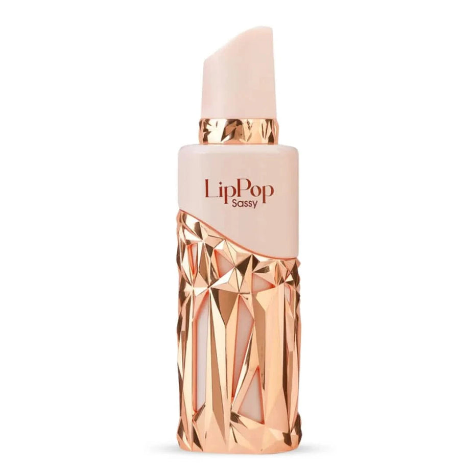 Elite Risala Bubbliz Lippop Sassy Eau De Parfum spray 100ml, elegant bottle with floral and fruity notes visible.