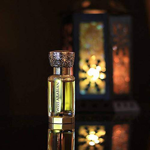 Private Musk Perfume Oil-12ml(0.40oz) by Swiss Arabian(WITH VELVET POUCH) - Intense oud