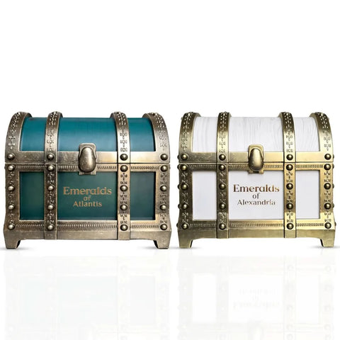 Elite Risala Emeralds of Atlantis and Alexandria perfume spray bundle, 100ml, featuring luxurious floral and citrus scents.