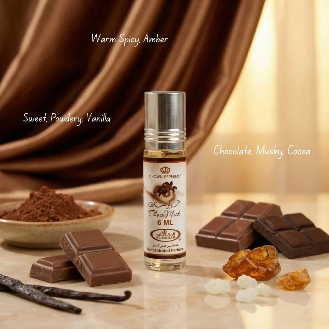 Choco Musk Perfume Oil 6ml (0.2 oz) by Al Rehab | Intense Oud Choco Musk Perfume Oil 6ml (0.2 oz) by Al Rehab | Intense Oud