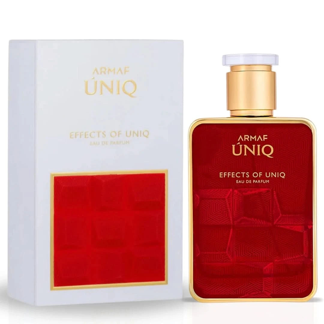 Armaf Uniq Eau De Parfum spray bottle, 100ml (3.4 oz), with elegant packaging and sleek design.