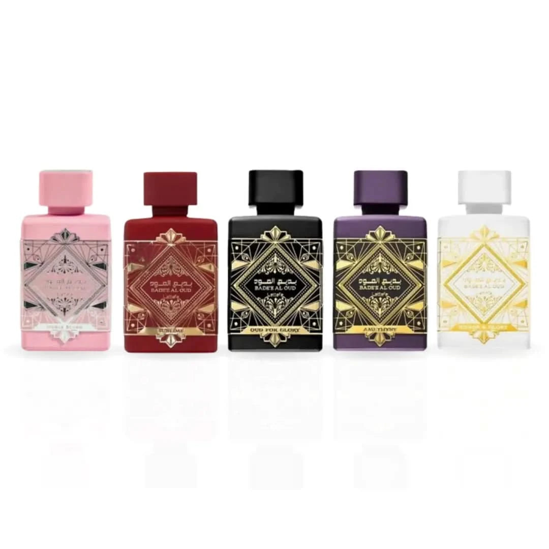 Bade'e Al Oud Eau De Parfum Gift Set Mini Collection (5 x 5ml) by Latt